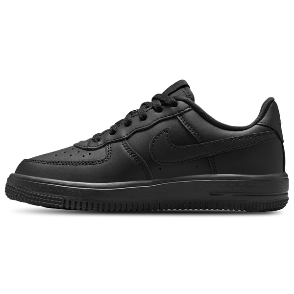 Nike Air Force 1 Low Lace - Boys' Preschool - Black/Black - Image 2