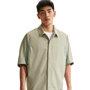 Nike Drifit Tech Helios Sun SS Shirt - Men's - Spruce Fog/Light Pumice/Black
