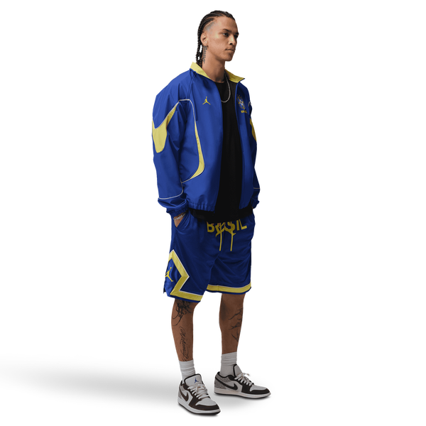 Jordan Brasil Diamond Short - Men's - Old Royal/Yellow Pulse/Old Royal - Image 8