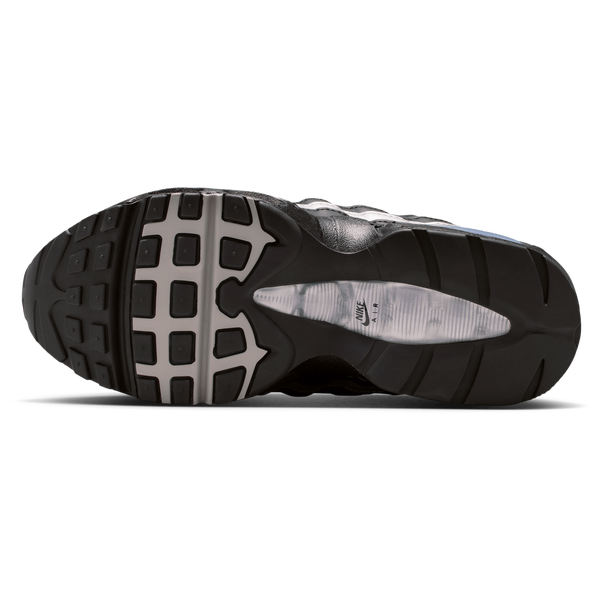 Nike Air Max 95 - Girls' Grade School - Black/Metallic Silver/White - Image 5