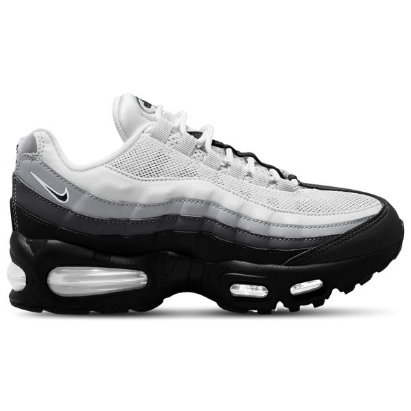 Nike Air Max 95 - Boys' Grade School - Black/White/Wolf Gray