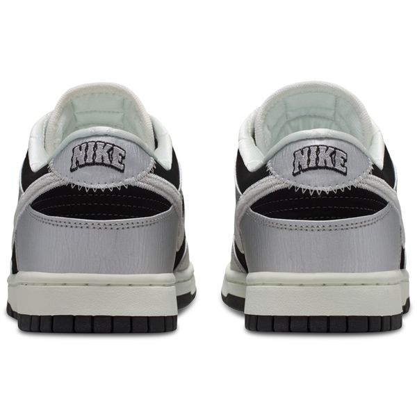 Nike Dunk Low - Men's - Black/Red/Silver - Image 3