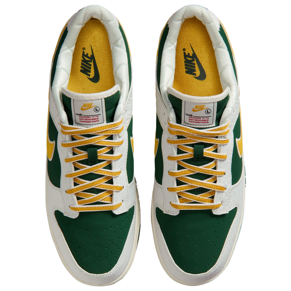Nike Dunk Low - Men's - Sail/Yellow - Image 4