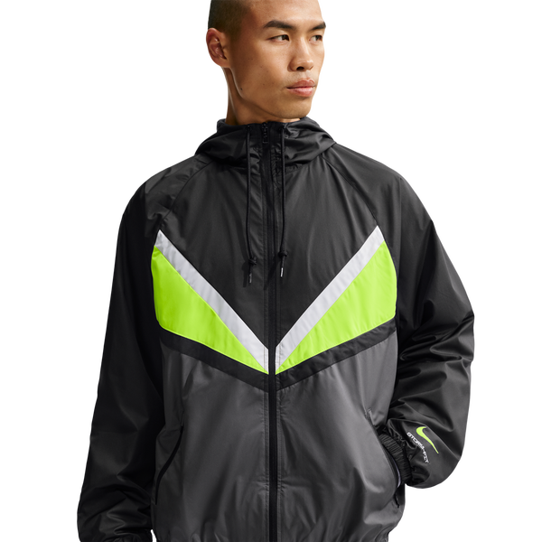 Nike Windrunner Land 26 RMX Jacket - Men's - White/Volt/Black