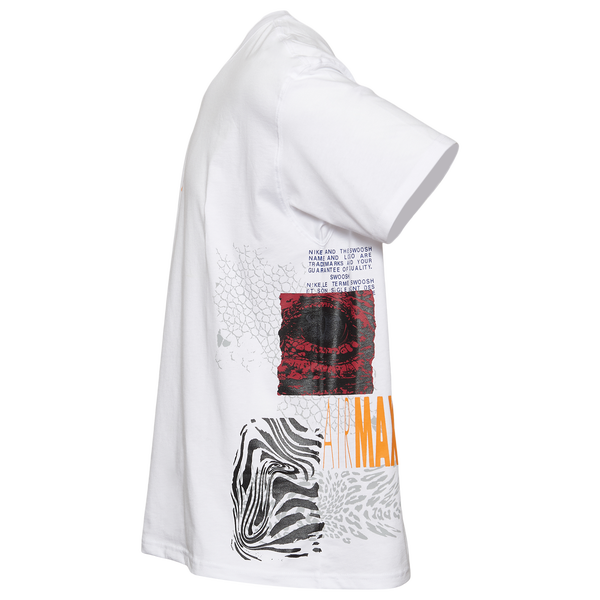 Nike NSW Max90 FLE Short Sleece T-Shirt - Men's - White - Image 3