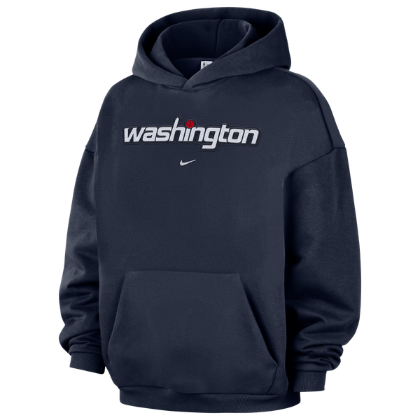 Nike Wizards Wordmark Standard Issue Hoodie - Men's - Navy