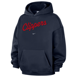 Nike Clippers Wordmark Standard Issue Hoodie - Men's - Navy