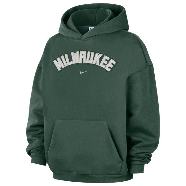 Nike Bucks Wordmark Standard Issue Hoodie - Men's - Green