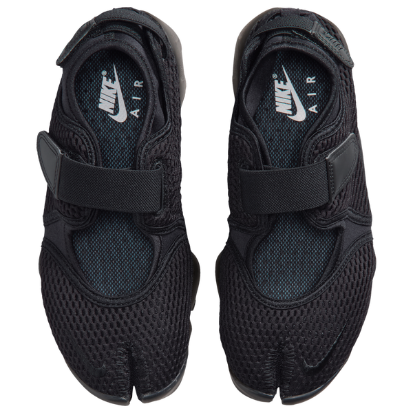 Nike Air Rift Mesh - Women's - Black/Black/White - Image 4