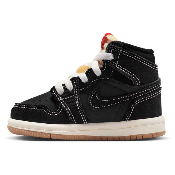 Jordan 1 Retro High OG FC - Boys' Toddler - Sail/Black/Red - Image 2