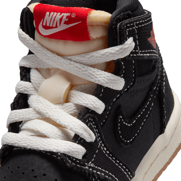 Jordan 1 Retro High OG FC - Boys' Toddler - Sail/Black/Red - Image 7