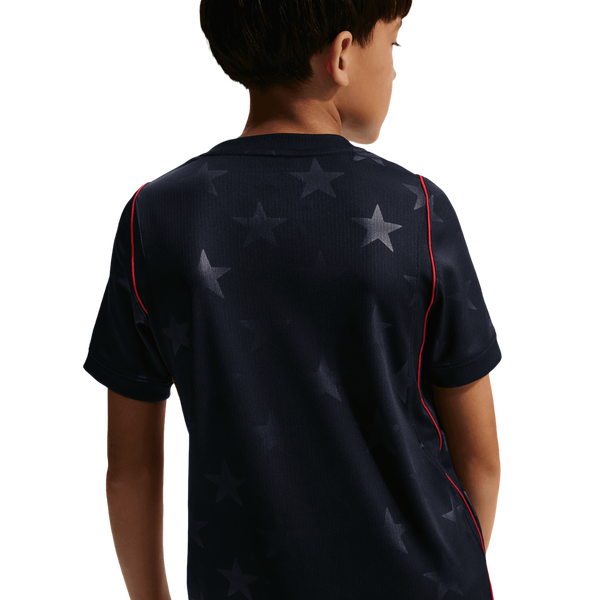 Nike Dri-FIT USA Short Sleeve Stadium Jersey - Boys' Grade School - Silver/Navy - Image 2