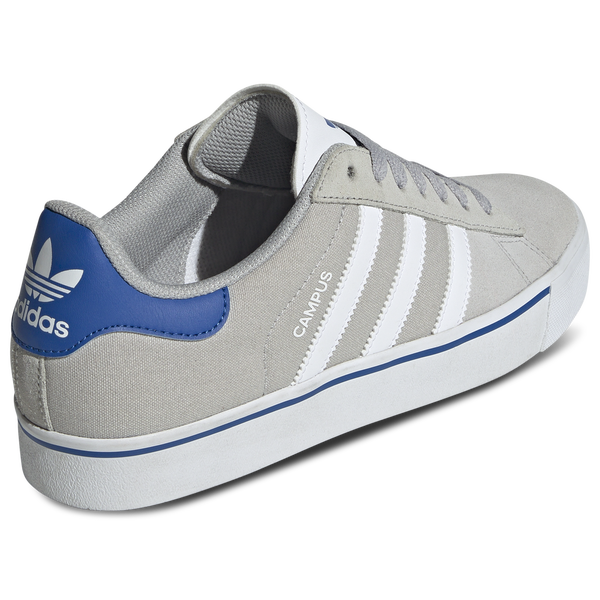 adidas Originals Campus Vulcanized - Men's - Grey/White/Blue - Image 3