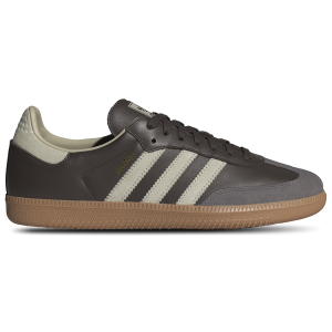 adidas Originals Samba - Men's - Brown/Gold Metallic/Putty Grey
