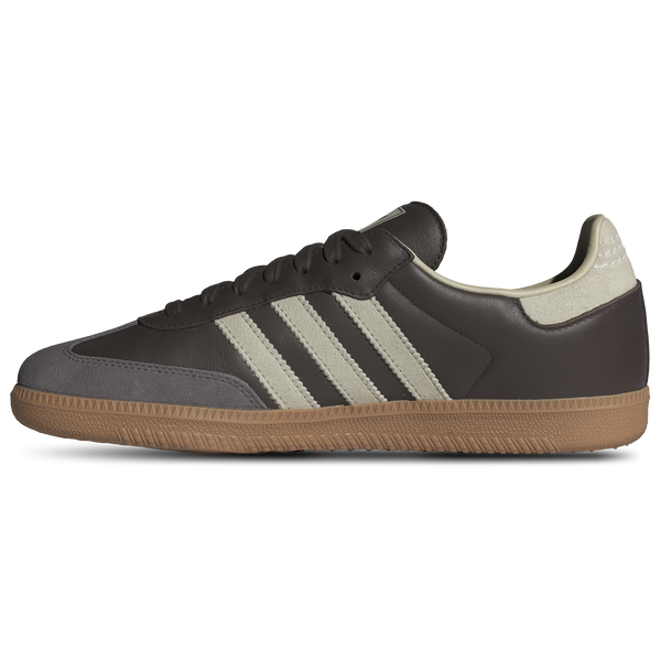 adidas Originals Samba - Men's - Brown/Gold Metallic/Putty Grey - Image 2