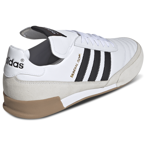 adidas Mundial Goal IN - Men's - Ftwr White/Core Black/Gold Met - Image 3
