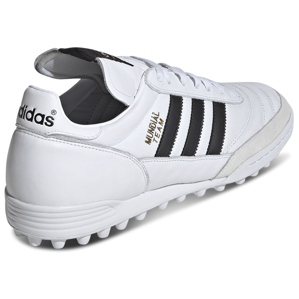 adidas Mundial Team Turf Soccer - Men's - Gold Metallic/White/Core Black - Image 3
