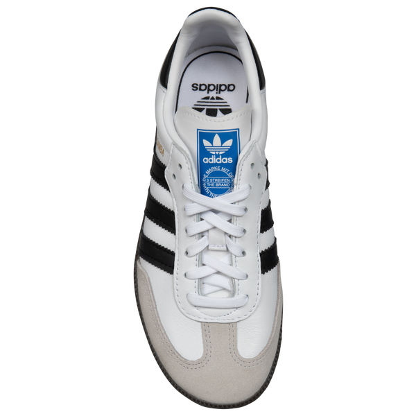 adidas Originals Samba - Boys' Preschool - White/Core Black/Gum - Image 4
