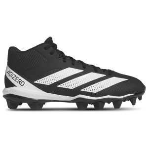 adidas adizero Impact.2 Molded Rubber Mid Cut Cleats - Men's - Core Black/White/Core Black