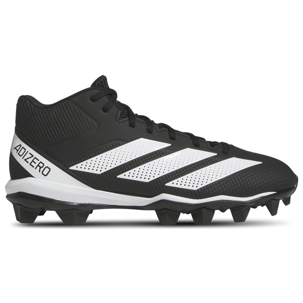 adidas adizero Impact.2 Molded Rubber Mid Cut Cleats - Men's - Core Black/White/Core Black