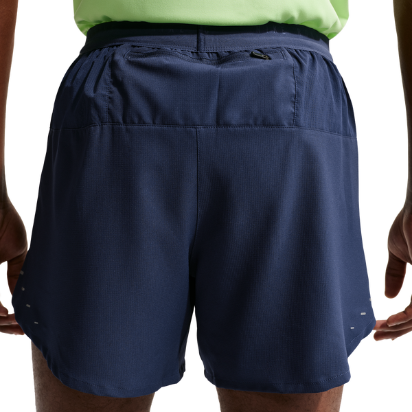 Nike Dri-FIT Stride 2in1 5" Shorts - Men's - Midnight Navy/Reflective Silver - Image 2