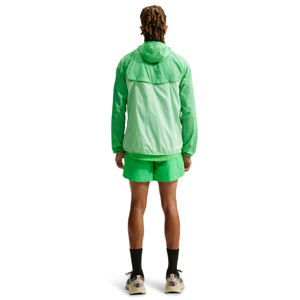 Nike Dri-FIT Stride 2in1 7" Shorts - Men's - Reflective Silver/Green Spark - Image 4