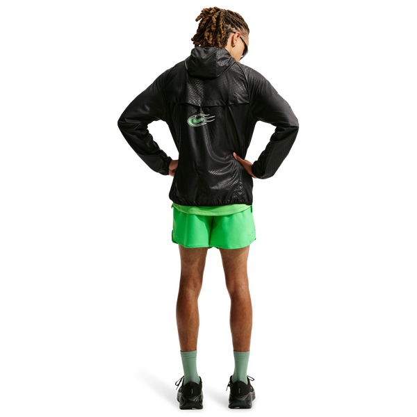 Nike Dri-FIT Stride 5in Brief-Lined Shorts - Men's - Green Spark/Reflective Silver - Image 4