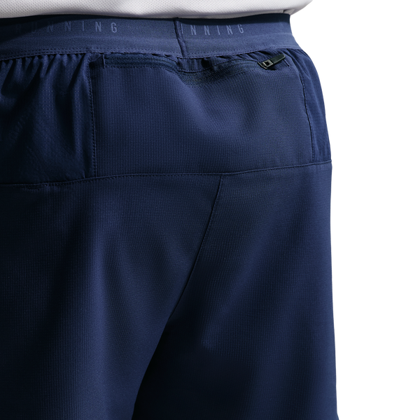 Nike Dri-FIT Stride 5in Brief-Lined Shorts - Men's - Midnight Navy/Reflective Silver - Image 2