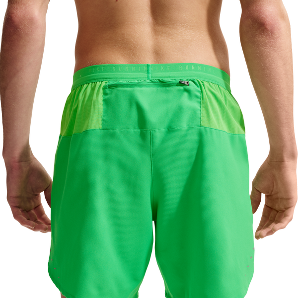 Nike Dri-FIT Stride 7in Brief-Lined Shorts - Men's - Green Spark/Reflective Silver - Image 2