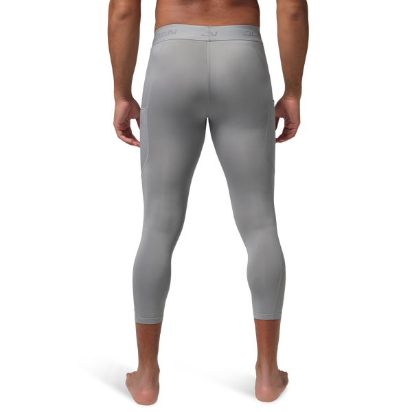 Jordan Dri-FIT Sport 3/4 Leggings - Men's - Grey - Image 2