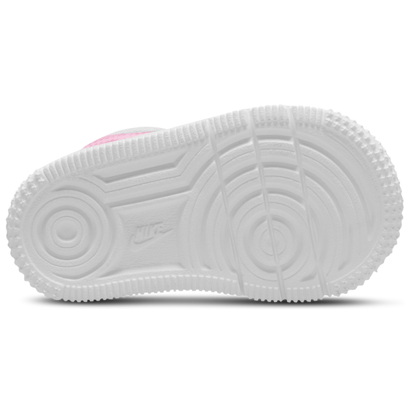 Nike Air Force 1 Low Lace - Girls' Toddler - White/Pink - Image 4