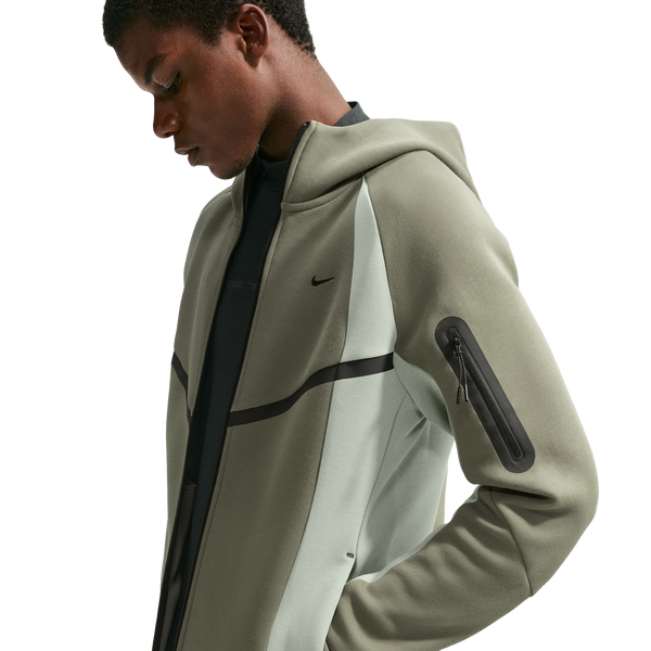 Nike Tech Fleece Pro Wear Full-Zip Jacket - Men's - Silver Sage/Jade Horizon/Black - Image 3