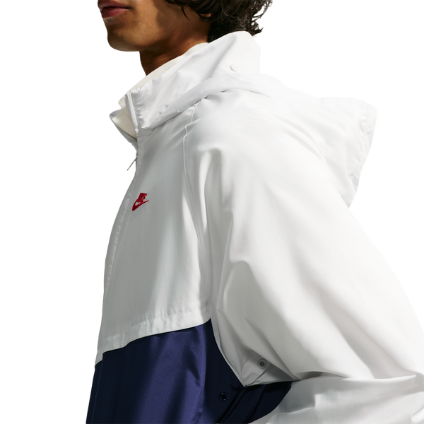 Nike Windrunner Lightweight HZ Jacket - Men's - Blue Void/Light Crimson/Summit White - Image 3