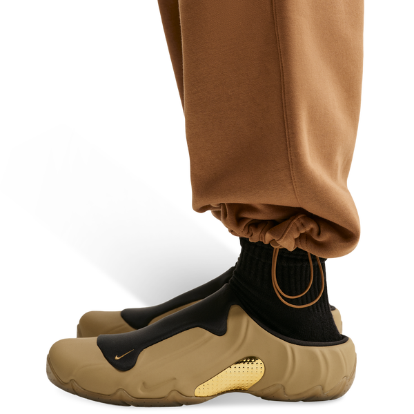Nike Club Fleece Bungee Pants - Men's - Ale Brown/Ale Brown/White - Image 4