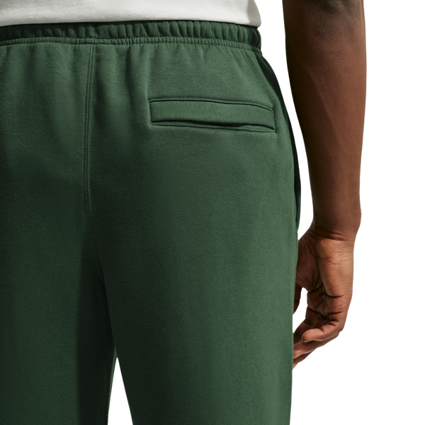 Nike Club Fleece Bungee Pants - Men's - Fir/Fir/White - Image 2