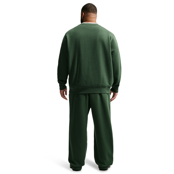 Nike Club Fleece Bungee Pants - Men's - Fir/Fir/White - Image 7