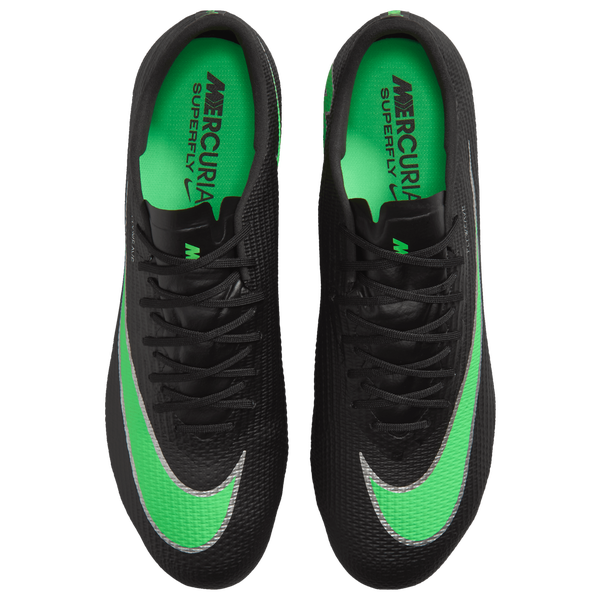 Nike Zm Superfly 11 Pro Fg - Men's - Black/Black/Illusion Green - Image 4