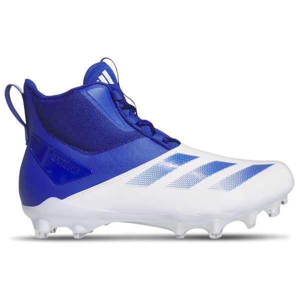 adidas adiZero Chaos Lineman - Men's - White/Team Royal Blue/White - Image 2
