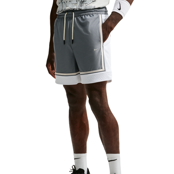Nike Dri-FIT SI GM Pro 6IN Shorts - Men's - Cool Grey/White/Pale Ivory