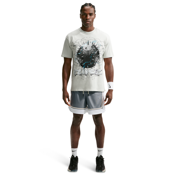 Nike Dri-FIT SI GM Pro 6IN Shorts - Men's - Cool Grey/White/Pale Ivory - Image 3