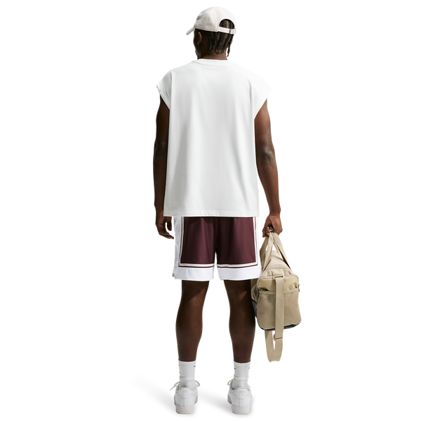 Nike Dri-FIT SI GM Pro 6IN Shorts - Men's - Burgundy Crush/White/Pale Ivory - Image 4