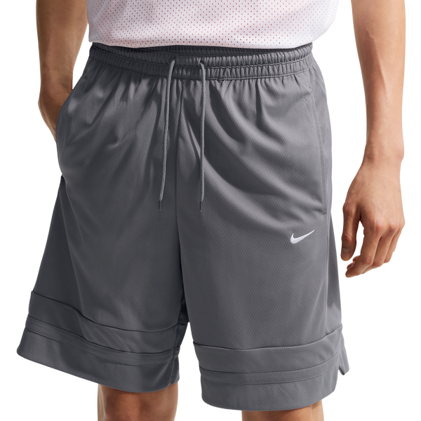 Nike Dri-FIT Game Classic 8" Shorts - Men's - Cool Grey/Cool Grey/Cool Grey