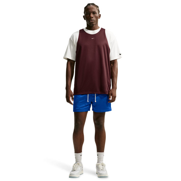 Nike Drifit Standard Issue Practice Mesh Jersey - Men's - Pale Ivory/Burgundy Crush - Image 3