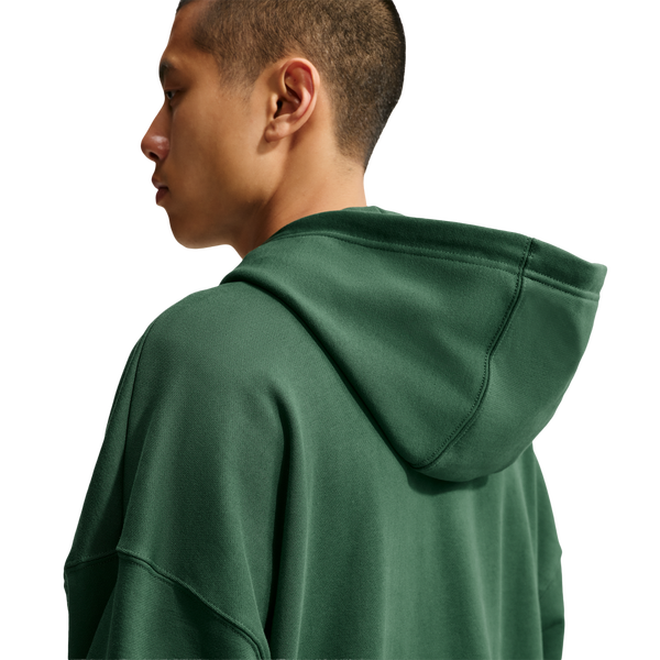 Nike Club French Terry Pullover Hoodie - Men's - Fir/Fir/White - Image 2