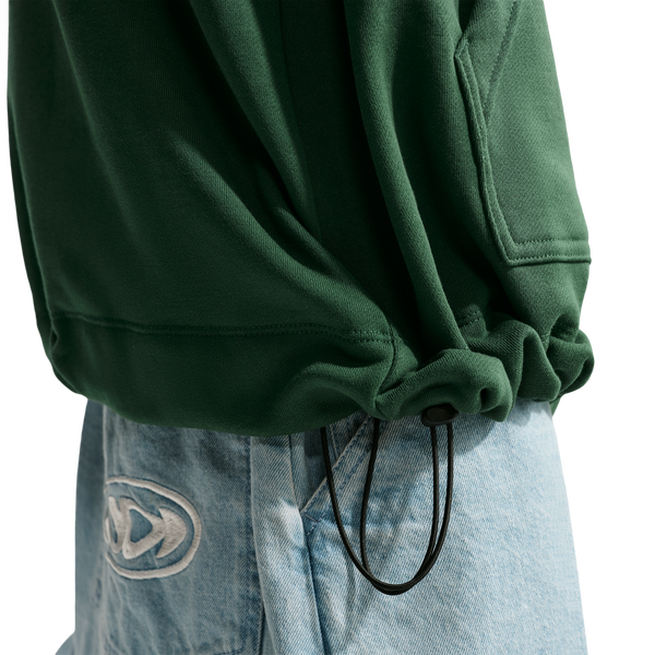 Nike Club French Terry Pullover Hoodie - Men's - Fir/Fir/White - Image 4