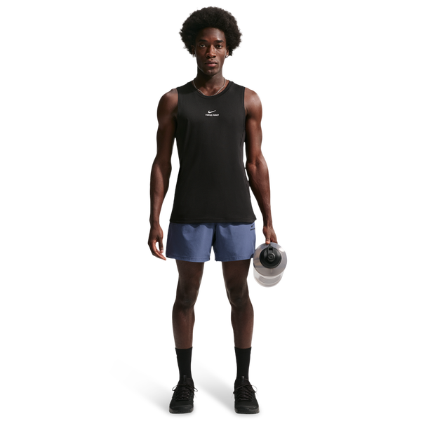 Nike Pro Training Dri-FIT Tank - Men's - Black/White - Image 3