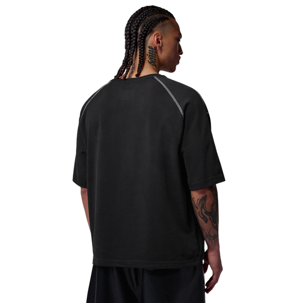 Jordan Flight Heavyweight SS Top - Men's - Black/Sail/Black - Image 2