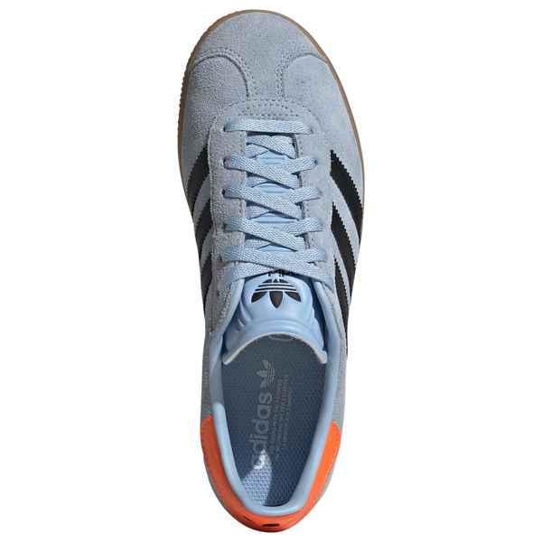 adidas Originals Gazelle - Girls' Grade School - Clear Sky/Black/Solar Orange - Image 4