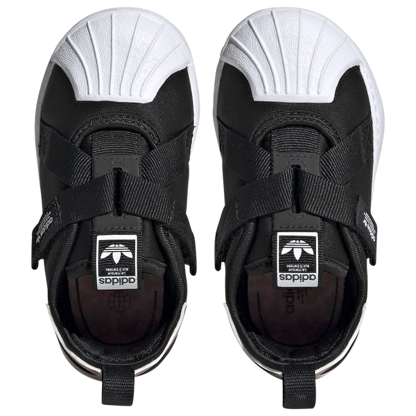 adidas Originals Superstar 360 Comfort Closure - Boys' Toddler - Black/White/Black - Image 4