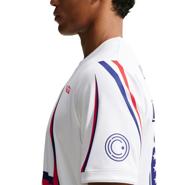 Nike USA Dri-FIT Short Sleeve Premier T-Shirt - Men's - White/Blue - Image 4
